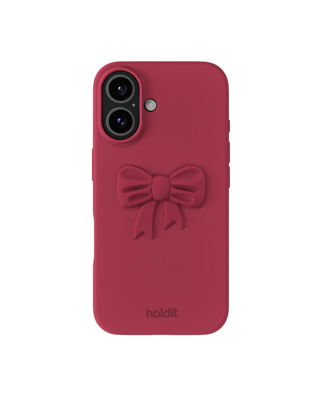 Silicone Bow sticker - Red Velvet